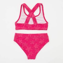 07852089-40 Детский раздельный купальник Морские звезды розовый для девочки розовый фото №2