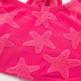 07852089-40 Детский раздельный купальник Морские звезды розовый для девочки розовый фото №4