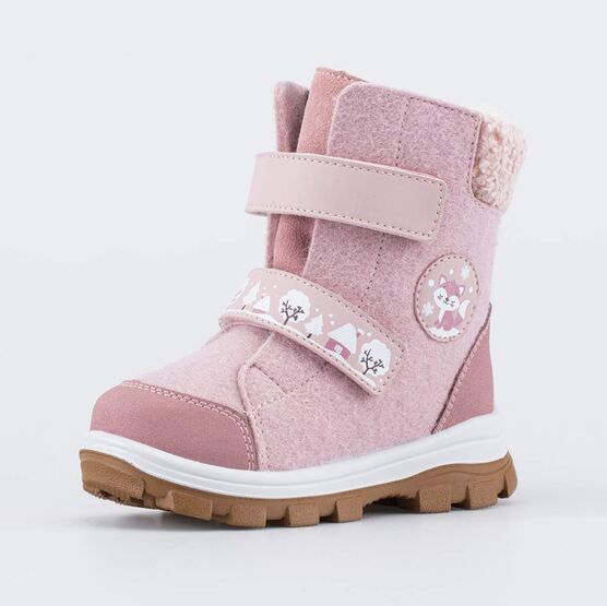 157015-42 Розовые валенки для девочки Лисенок для девочки розовый