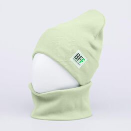 07811983-41 Комплект шапка+снуд для девочки зеленый для девочки зеленый