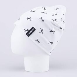 07811990-40 Шапка для девочки Бантики для девочки св.бежевый фото №2