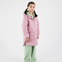 07857063-40 Утепленное пальто для девочки для девочки розовый