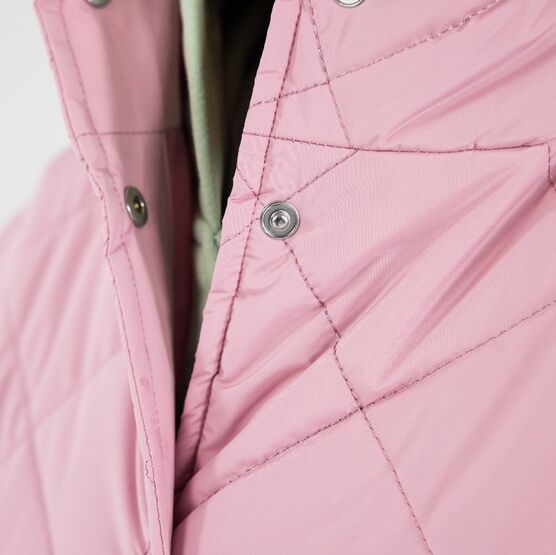 07857063-40 Утепленное пальто для девочки для девочки розовый фото №8