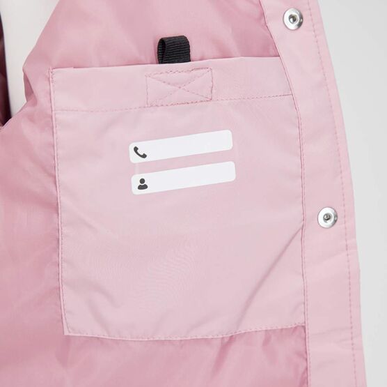 07857063-40 Утепленное пальто для девочки для девочки розовый фото №11