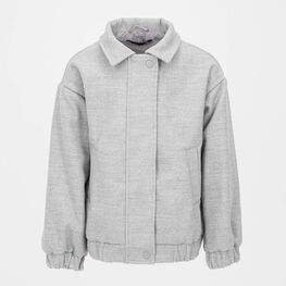 07857064-40 Куртка-бомбер для девочки для девочки светло-серый