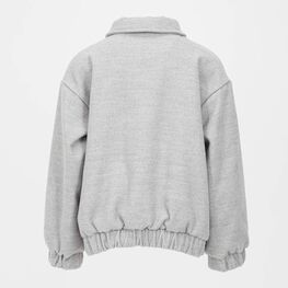 07857064-40 Куртка-бомбер для девочки для девочки светло-серый фото №3