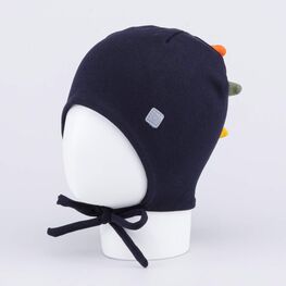 07711660-40 Хлопковая шапка для мальчика Дракончик для мальчики синий