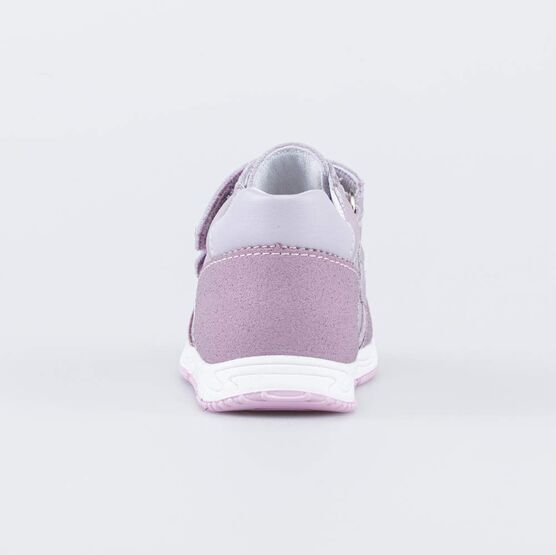 032094-22 Полуботинки для первых шагов Сердечки для девочки сиреневый фото №5