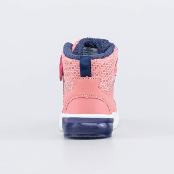 354063-32 Утепленные ботинки с LED Звезда для девочки розовый фото №5