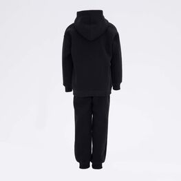 07764065-40 Костюм худи + брюки с начесом черный для универсальные черный фото №3