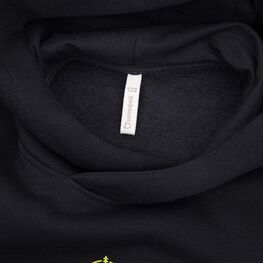 07764065-40 Костюм худи + брюки с начесом черный для универсальные черный фото №4