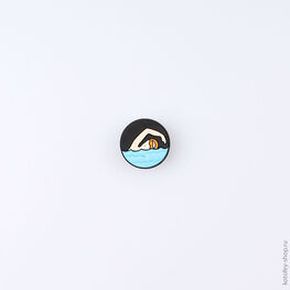 03014003-40 Украшение для обуви Значок плавание для мальчики разноцветный