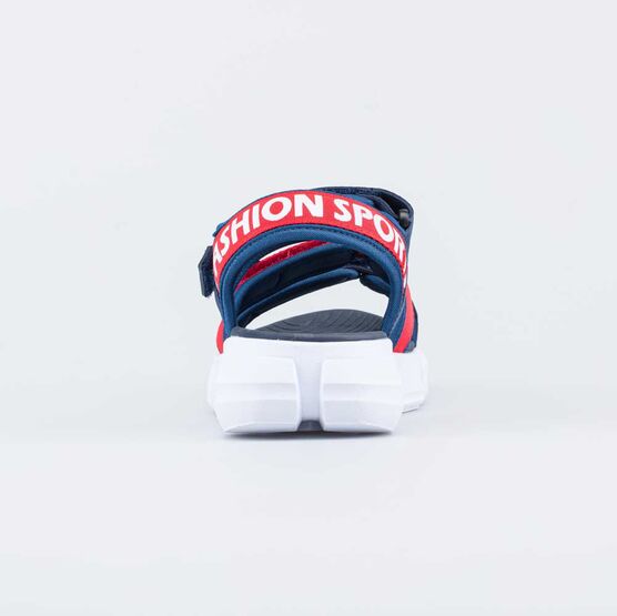 721002-13 Пляжная обувь для мальчики син-кра фото №5