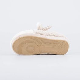 731160-11 Пушистые тапочки для подростков Олени для девочки бежевый фото №3