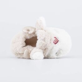 331288-11 Пушистые тапочки для девочки Олени для девочки бежевый фото №4