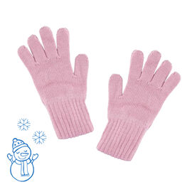07822170-40 Теплые перчатки для девочек пыльная роза для девочки светло-розовый
