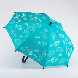 03707095-00 Зонт детский Авто зеленый для мальчики зеленый