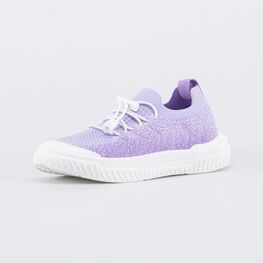 631167-12 Вязаные кеды на подошве FIT для девочки сиреневый