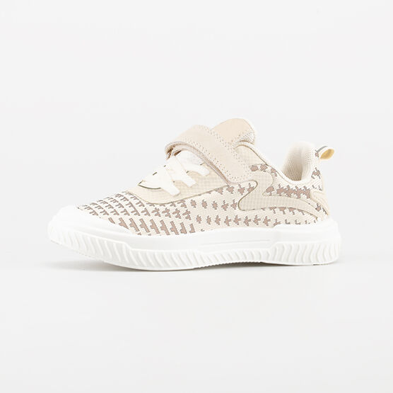 434020-13 Вязаные кеды на подошве FIT бежевый для девочки бежевый