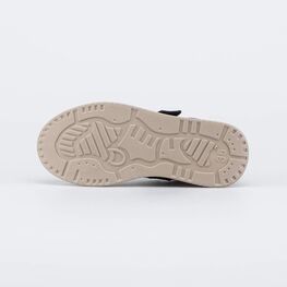 532356-12 Кожаные полуботинки-кеды для девочки для девочки черный,бежевый фото №3