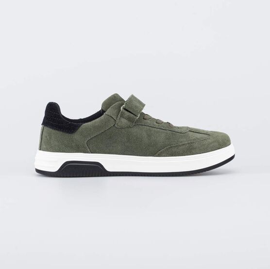 532363-11 Велюровые кеды для мальчика оливковые для мальчики оливковый фото №2