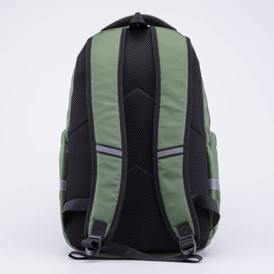 02704387-40 Рюкзак школьный зелено-бежевый (15+) для мальчики зеленый + бежевый фото №3