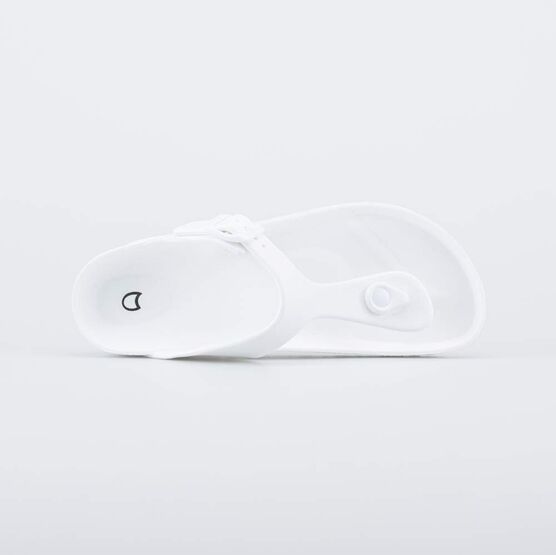 725069-01 Пляжные шлепанцы белые для девочки белый фото №4