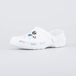 525137-02 Пляжные сабо с котофишками для мальчики белый