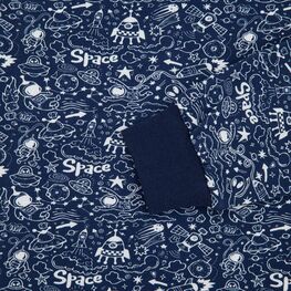 07756022-41 Пижама для мальчика Космос для мальчики синий фото №4