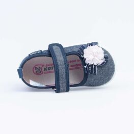 131145-12 Текстильная обувь для девочки светло-синий фото №4