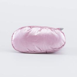 001107-48 Теплые меховые пинетки на липучке для девочки розовый фото №3