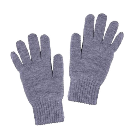 07721174-40 Перчатки детские однослойные серые для мальчики серый