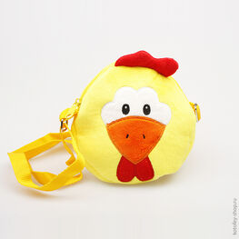 02809022-10 Сумка детская Цыпленок для девочки разноцветный фото №2
