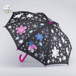 03807079-40 Зонт детский чёрный для девочки черный