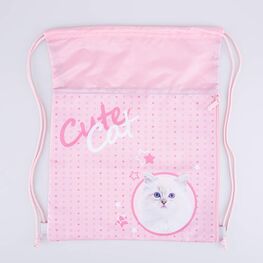 02808217-40 Мешок для обуви розовый для девочки розовый