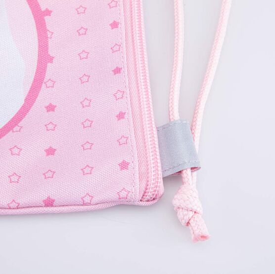 02808217-40 Мешок для обуви розовый для девочки розовый фото №3