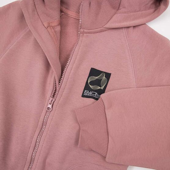 07869045-40 Комбинезон детский футер фуксия для девочки фуксия фото №3