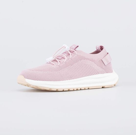 441029-14 Розовые кроссовки с фиксаторами шнурков для девочки розовый