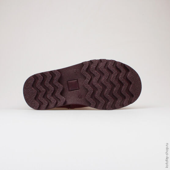 462064-45 Сапожки для девочки бордовый фото №3