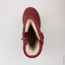 462064-45 Сапожки для девочки бордовый фото №4