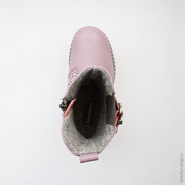 462095-32 Сапожки для девочки сиреневый фото №4