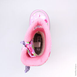 464911-42 Мембранные сапожки для девочки сиреневый фото №4