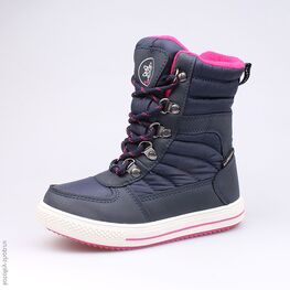 464912-42 Мембранные сапожки для девочки светло-синий