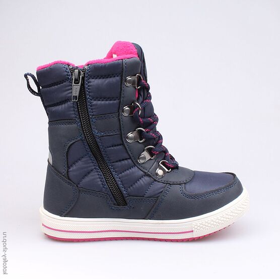 464912-42 Мембранные сапожки для девочки светло-синий фото №2