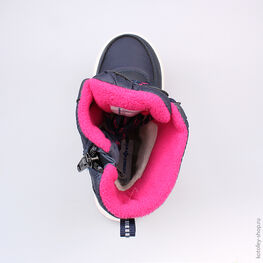 464912-42 Мембранные сапожки для девочки светло-синий фото №4