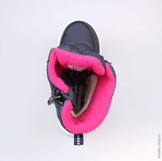 464912-42 Мембранные сапожки для девочки светло-синий фото №4