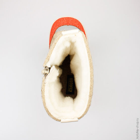 467024-41 Валенки для девочки серый фото №4