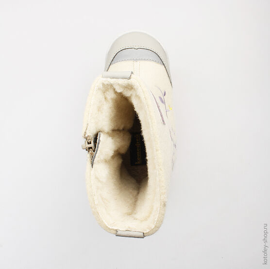 467030-44 Валенки для девочки белый фото №4