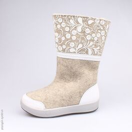 467039-41 Валенки для девочки сер-бел