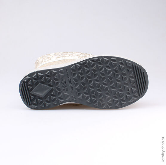 467039-41 Валенки для девочки сер-бел фото №3